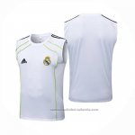 Camiseta de Entrenamiento Real Madrid Sin Mangas 25/26 Blanco Verde
