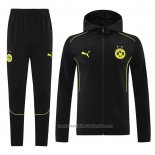 Chandal con Capucha del Borussia Dortmund 2024 Negro