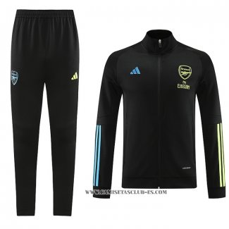 Chandal de Chaqueta del Arsenal 23/24 Negro