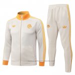 Chandal de Chaqueta del Bayern Munich Nino 26/27 Crema Naranja
