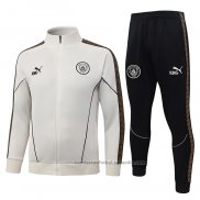 Chandal de Chaqueta del Manchester City Nino 26/27 Crema