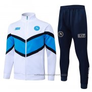 Chandal de Chaqueta del Napoli 25/26 Blanco Azul