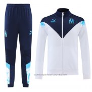 Chandal de Chaqueta del Olympique Marsella 22/23 Blanco