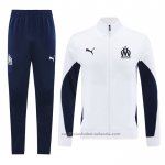 Chandal de Chaqueta del Olympique Marsella 24/25 Blanco