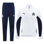 Chandal de Chaqueta del Olympique Marsella 24/25 Blanco