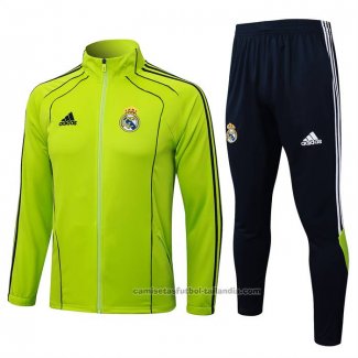Chandal de Chaqueta del Real Madrid Nino 25/26 Verde