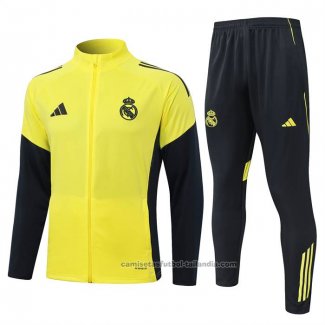 Chandal de Chaqueta del Real Madrid Nino 25/26 Amarillo