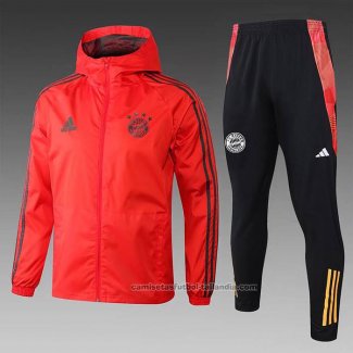 Chandal de Rompevientos del Bayern Munich 24/25 Rojo