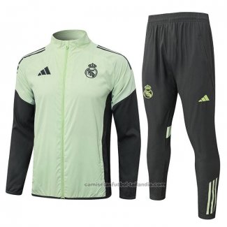 Chandal de Rompevientos del Real Madrid 25/26 Verde