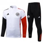 Chandal de Sudadera del Ajax Nino 25/26 Blanco
