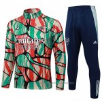 Chandal de Sudadera del Arsenal Nino 24/25 Rojo Verde