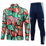 Chandal de Sudadera del Arsenal Nino 24/25 Rojo Verde