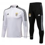 Chandal de Sudadera del Benfica 21/22 Blanco