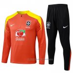 Chandal de Sudadera del Brasil 25/26 Naranja