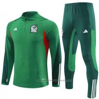 Chandal de Sudadera del Mexico Nino 23/24 Verde