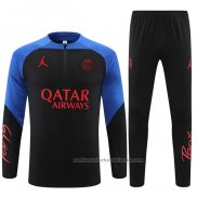 Chandal de Sudadera del Paris Saint-Germain Jordan 22/23 Negro