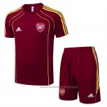 Chandal del Arsenal Manga Corta 25/26 Rojo - Pantalon Corto