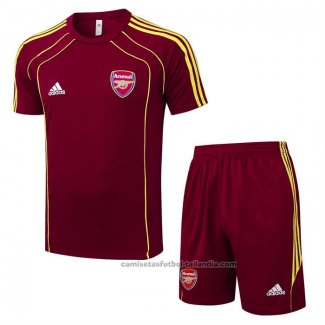 Chandal del Arsenal Manga Corta 25/26 Rojo - Pantalon Corto