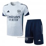 Chandal del Arsenal Manga Corta 25/26 Gris - Pantalon Corto