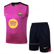 Chandal del Barcelona Sin Mangas 25/26 Rosa