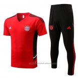 Chandal del Bayern Munich Manga Corta 22/23 Rojo