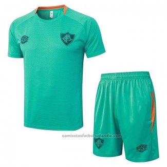 Chandal del Fluminense Manga Corta 25/26 Verde - Pantalon Corto