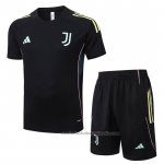 Chandal del Juventus Manga Corta 25/26 Negro - Pantalon Corto