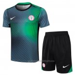 Chandal del Nigeria Manga Corta 24/25 Gris Verde - Pantalon Corto