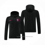 Chaqueta con Capucha del Chelsea 24/25 Negro