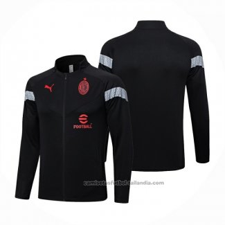 Chaqueta del AC Milan 22/23 Negro y Rojo