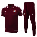 Conjunto Polo del Bayern Munich 25/26 Rojo