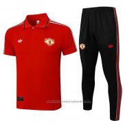 Conjunto Polo del Manchester United 25/26 Rojo