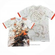 Tailandia Camiseta Japon Anime 25/26 Blanco y Naranja