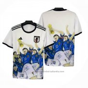 Tailandia Camiseta Japon Special 25/26 Blanco Azul