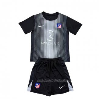 Camiseta Atletico Madrid Portero Nino 25/26 Negro