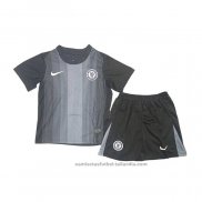 Camiseta Chelsea Portero Nino 25/26 Negro