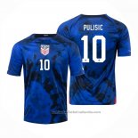 Camiseta Estados Unidos Jugador Pulisic 2ª 2022