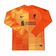 Camiseta Liverpool Portero Manga Larga 21/22 Naranja