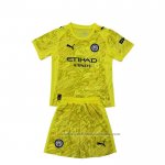 Camiseta Manchester City Portero Nino 25/26 Amarillo