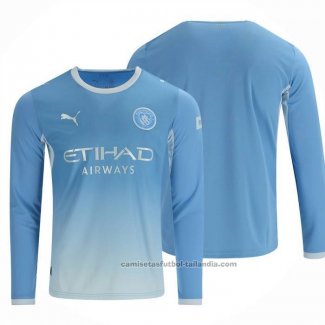 Camiseta Manchester City 1ª Manga Larga 26/27