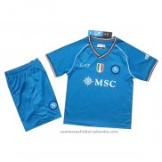 Camiseta Napoli 1ª Nino 23/24