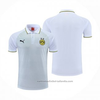 Camiseta Polo del Borussia Dortmund 22/23 Blanco y Verde