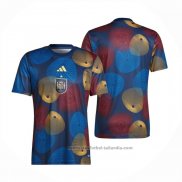 Camiseta Pre Partido del Espana 2022 Azul
