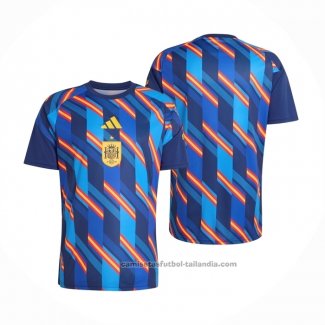 Camiseta Pre Partido del Espana 2026 Azul