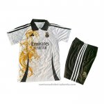 Camiseta Real Madrid Dragon Nino 25/26 Blanco