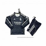Camiseta Real Madrid 2ª Manga Larga Nino 25/26