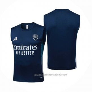 Camiseta de Entrenamiento Arsenal Sin Mangas 25/26 Azul Blanco