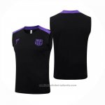 Camiseta de Entrenamiento Barcelona Sin Mangas 25/26 Negro Purpura
