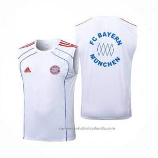 Camiseta de Entrenamiento Bayern Munich Sin Mangas 25/26 Blanco