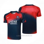 Camiseta de Entrenamiento Paris Saint-Germain 23/24 Rojo y Azul